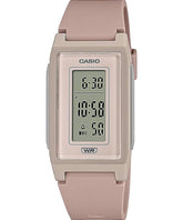 Casio, Unisex Watch Digital Display, Pink Dial Pink Resin Band, LF-10WH-4DF